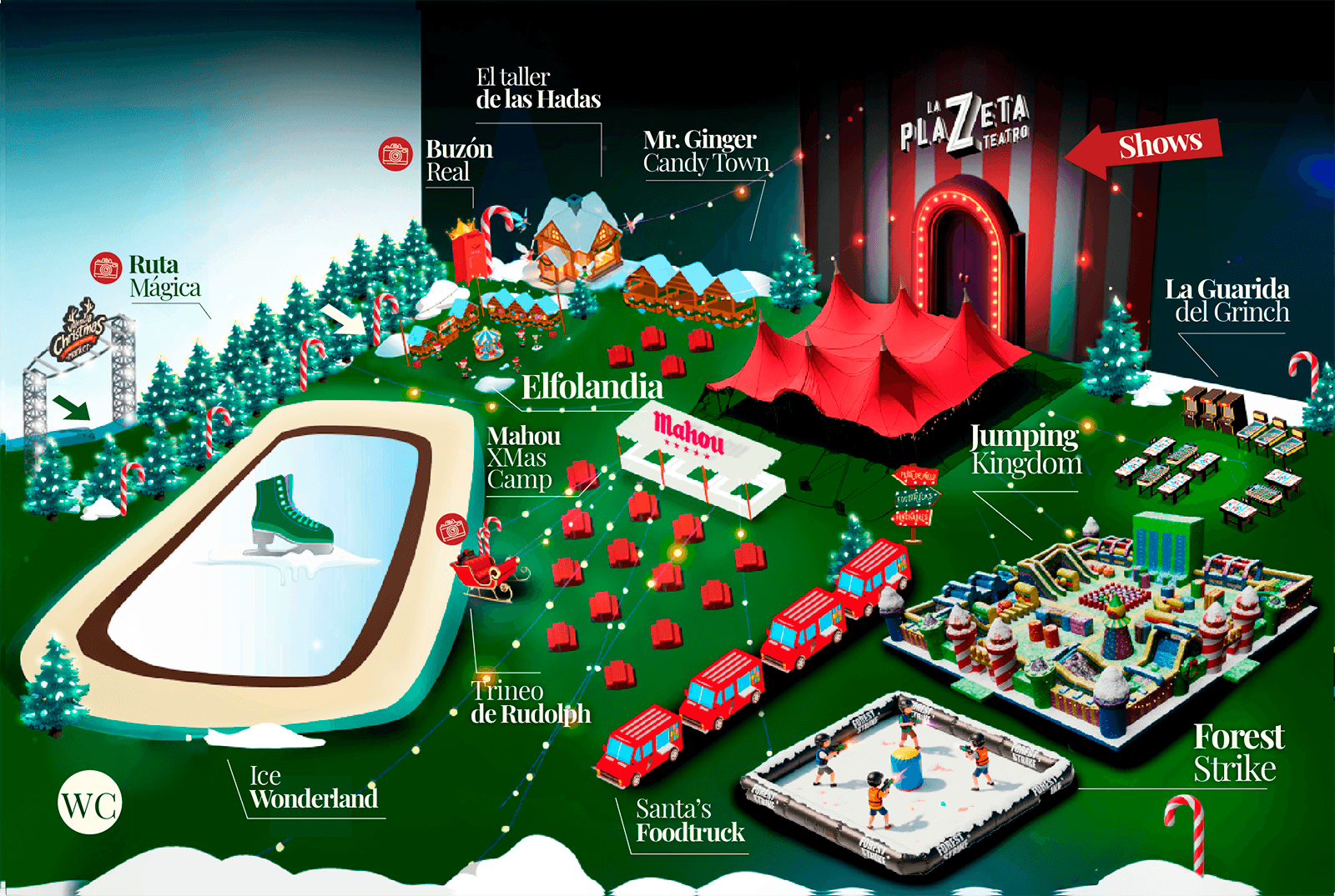 Plano Valencia Christmas Market